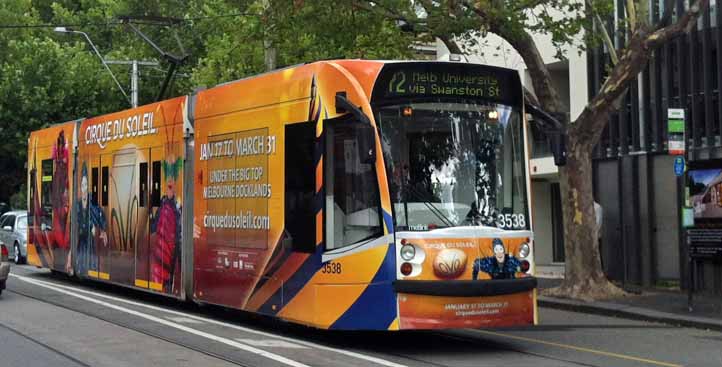 Yarra Trams Combino Cirque du Soleil 3538